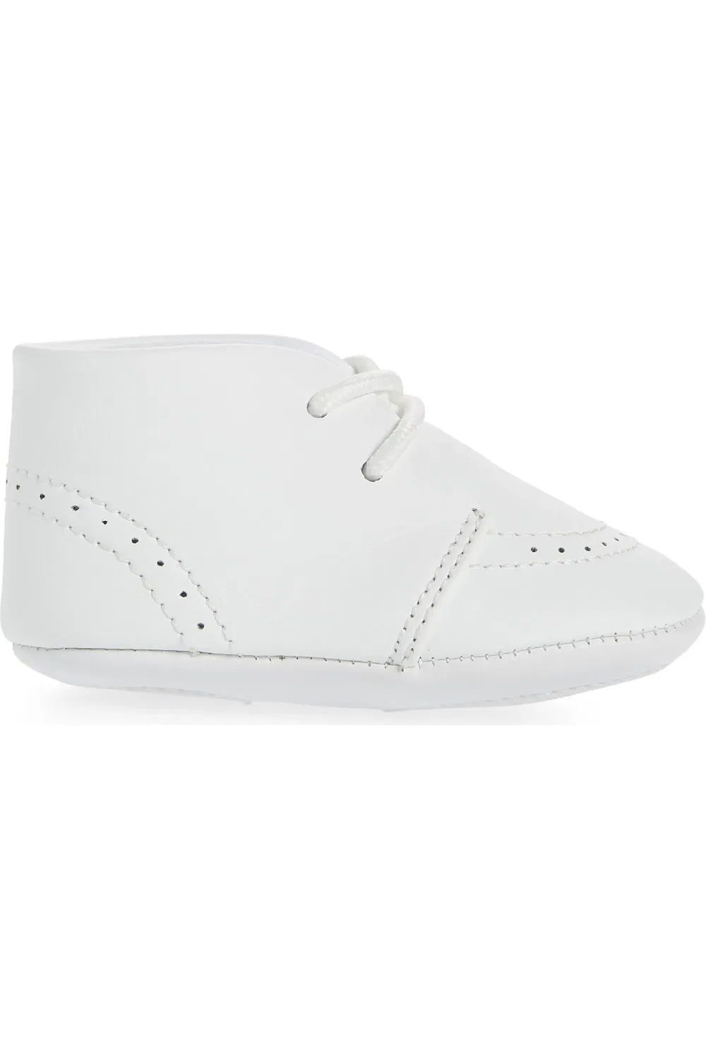 Детские туфли brogue oxford на кожаной подошве Benny Brogue L'AMOUR, белый — фото 3