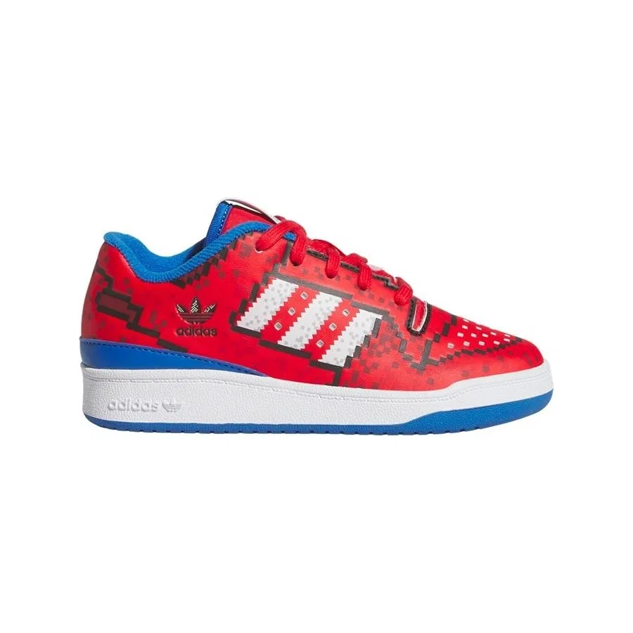 Кроссовки для мальчиков FORUM LOW CL C adidas, Красный
