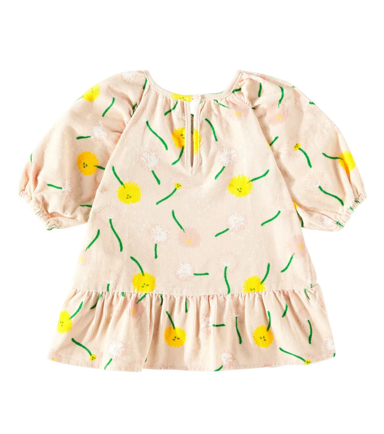 Детское платье из набивного хлопка Stella McCartney Kids, розовый — фото 2
