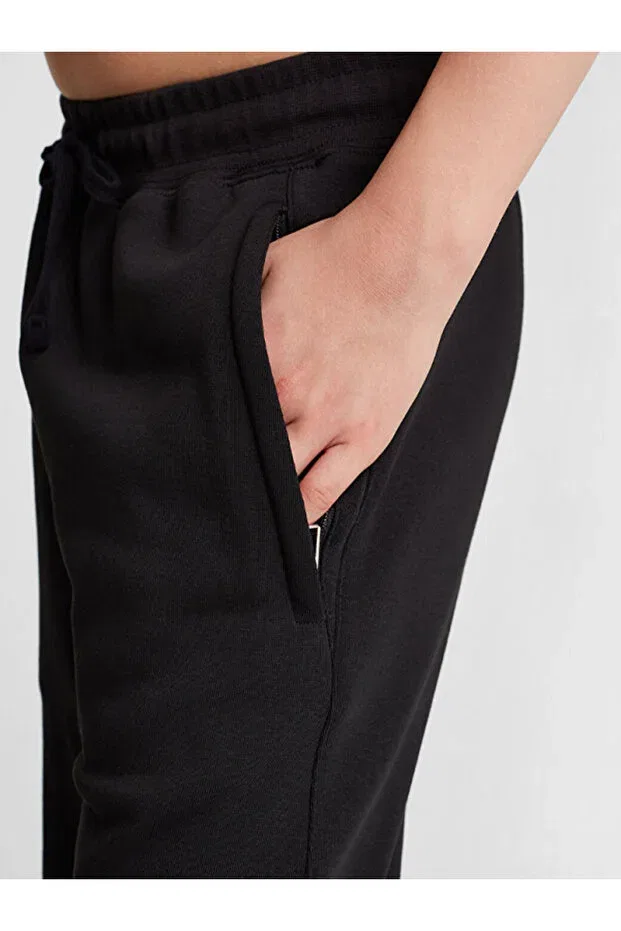Детские спортивные штаны для девочек хлопковые Lescon, Black — фото 4