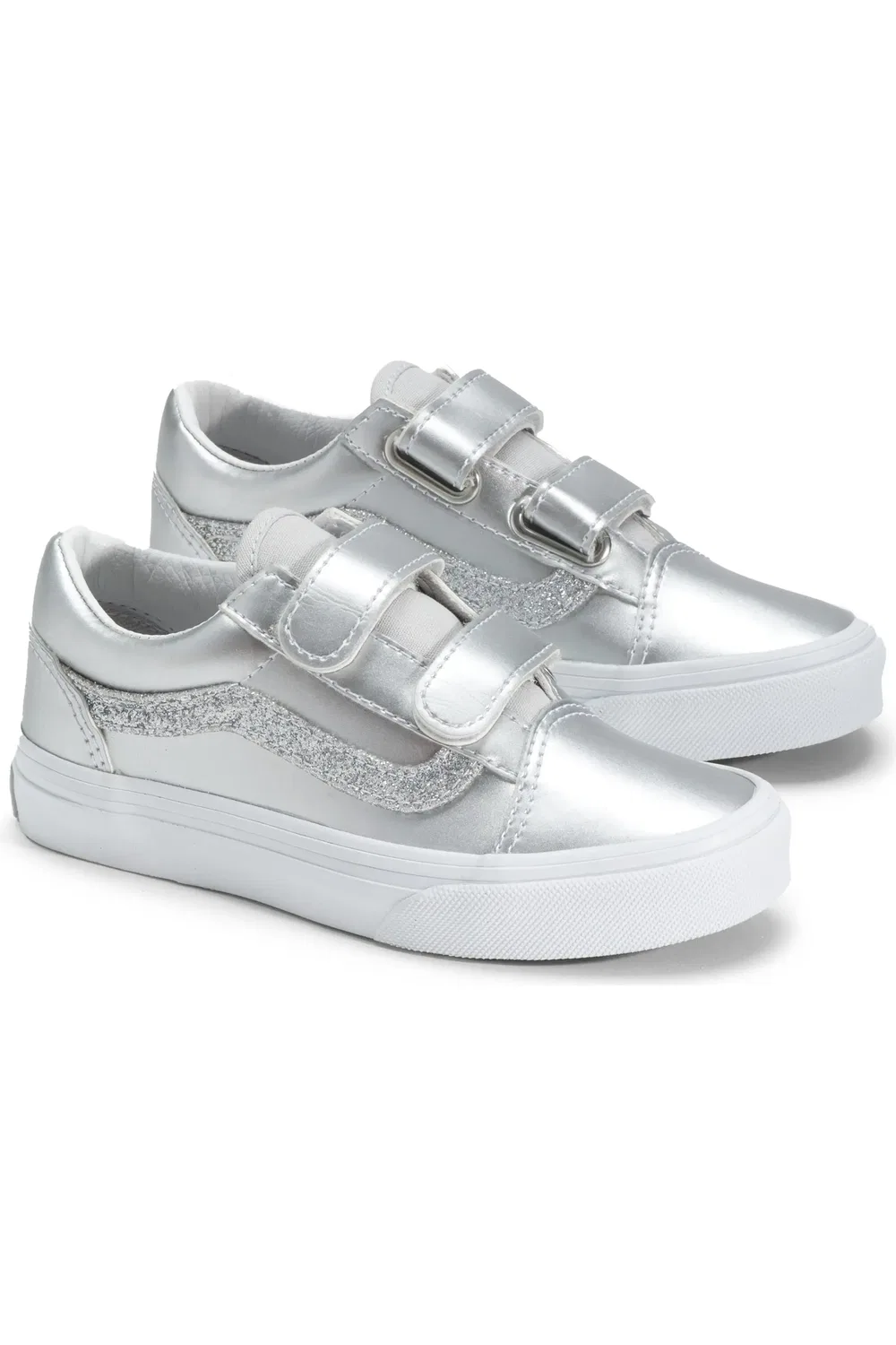 Кроссовки детские с блестками Old Skool V Vans, Dazzled Lunar Rock