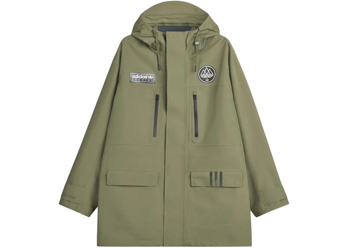 Мужская куртка-анорак с длинным рукавом Anorak Adidas, Focus Olive