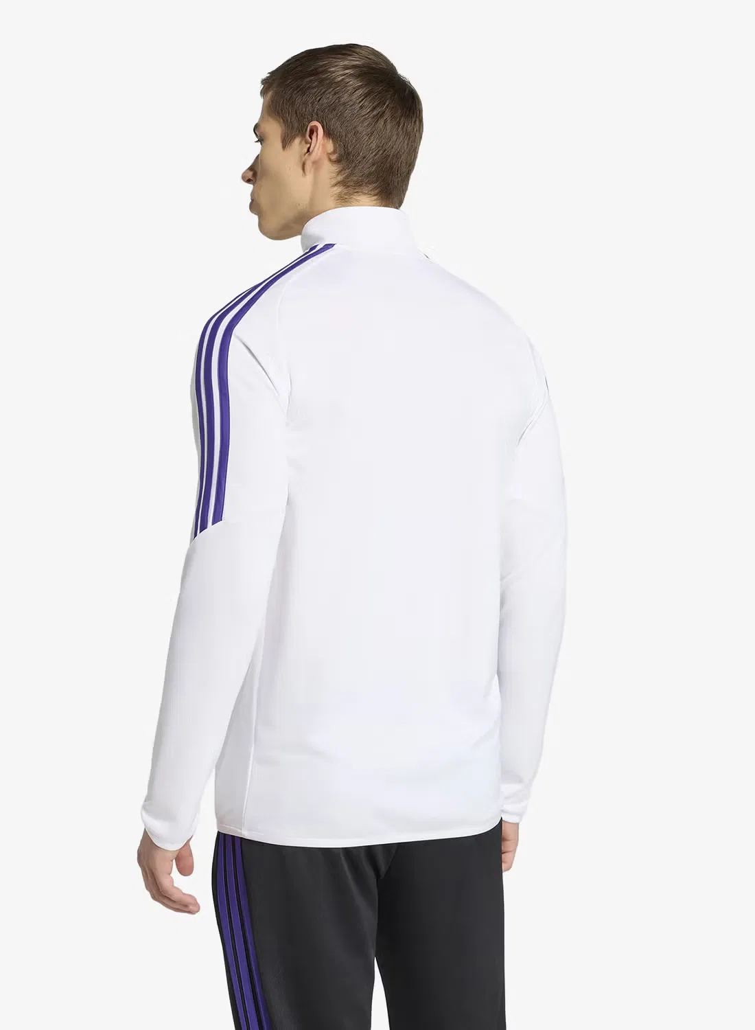 Тренировочная футбольная куртка с длинным рукавом Tiro 26 League Adidas, белый — фото 2