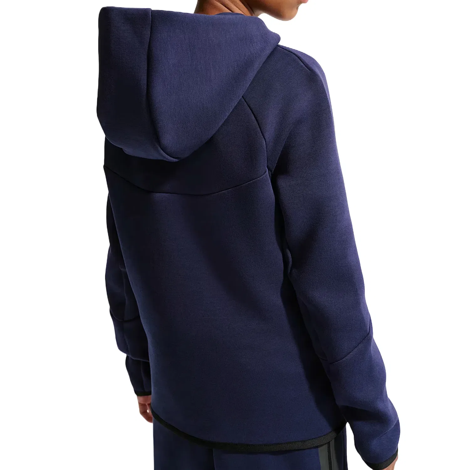 Детское худи F.C. Barcelona Tech Fleece Full-Zip Hoodie 'Blackened Blue Mineral Yellow' Nike, University Blue/Gym Blue/Opti Yellow — фото 2