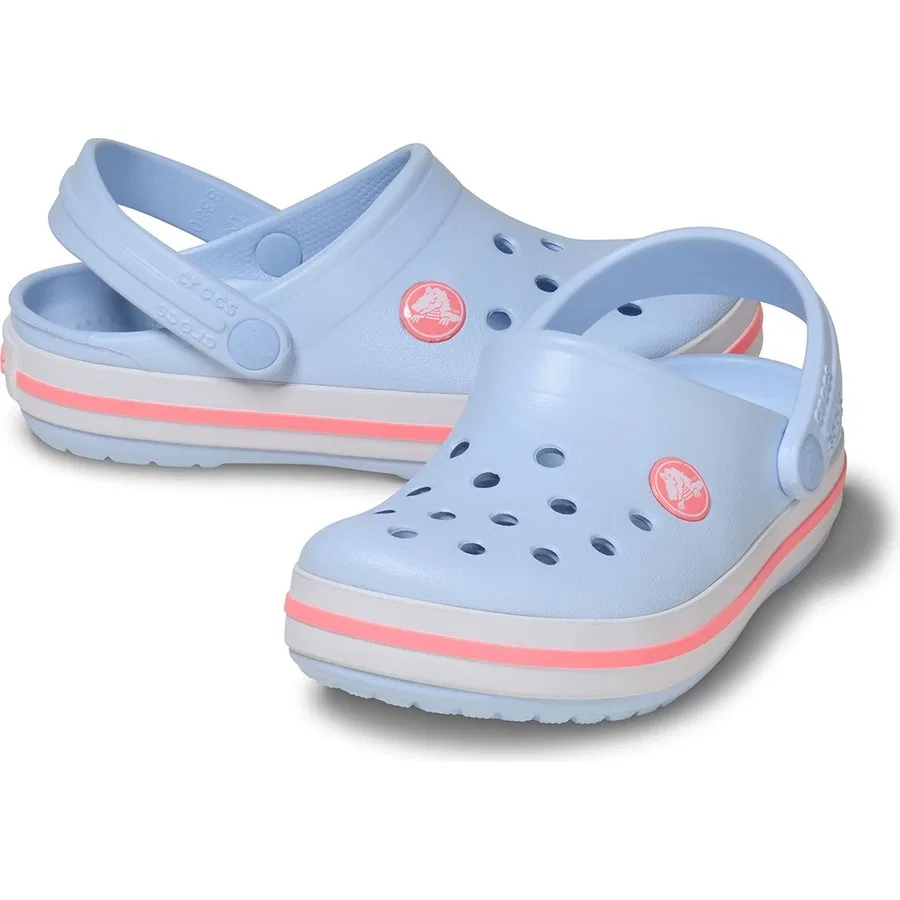 Сабо детские с открытым носком Crocband Clog T, Crocs, Синий — фото 3
