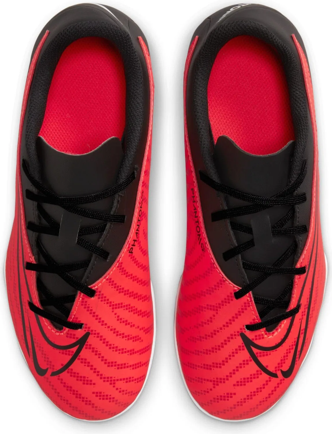 Детские бутсы для мальчиков с жестким грунтом Jr Phantom Gx Club Df Fg/Mg NIKE, Bright Crimson Black White — фото 3