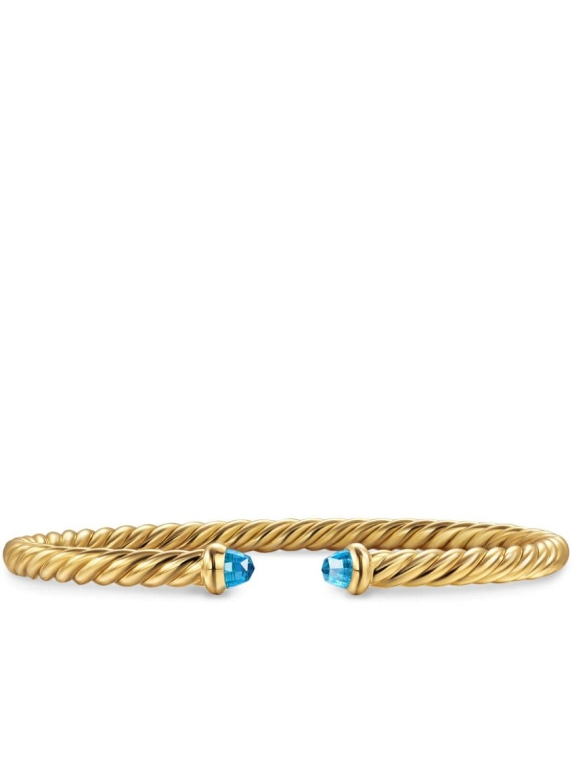 

Браслет Cablespira с топазом из 18-каратного желтого золота David Yurman, золотой