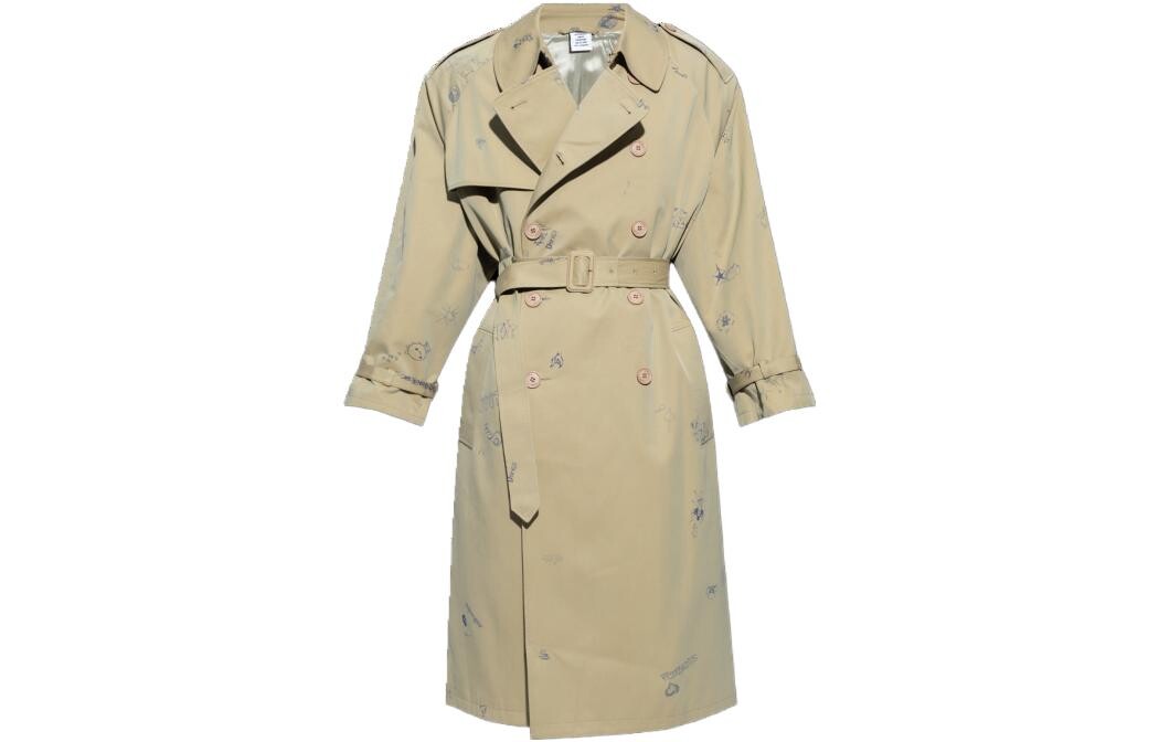 

Пальто Мужское Хаки Vetements, хаки