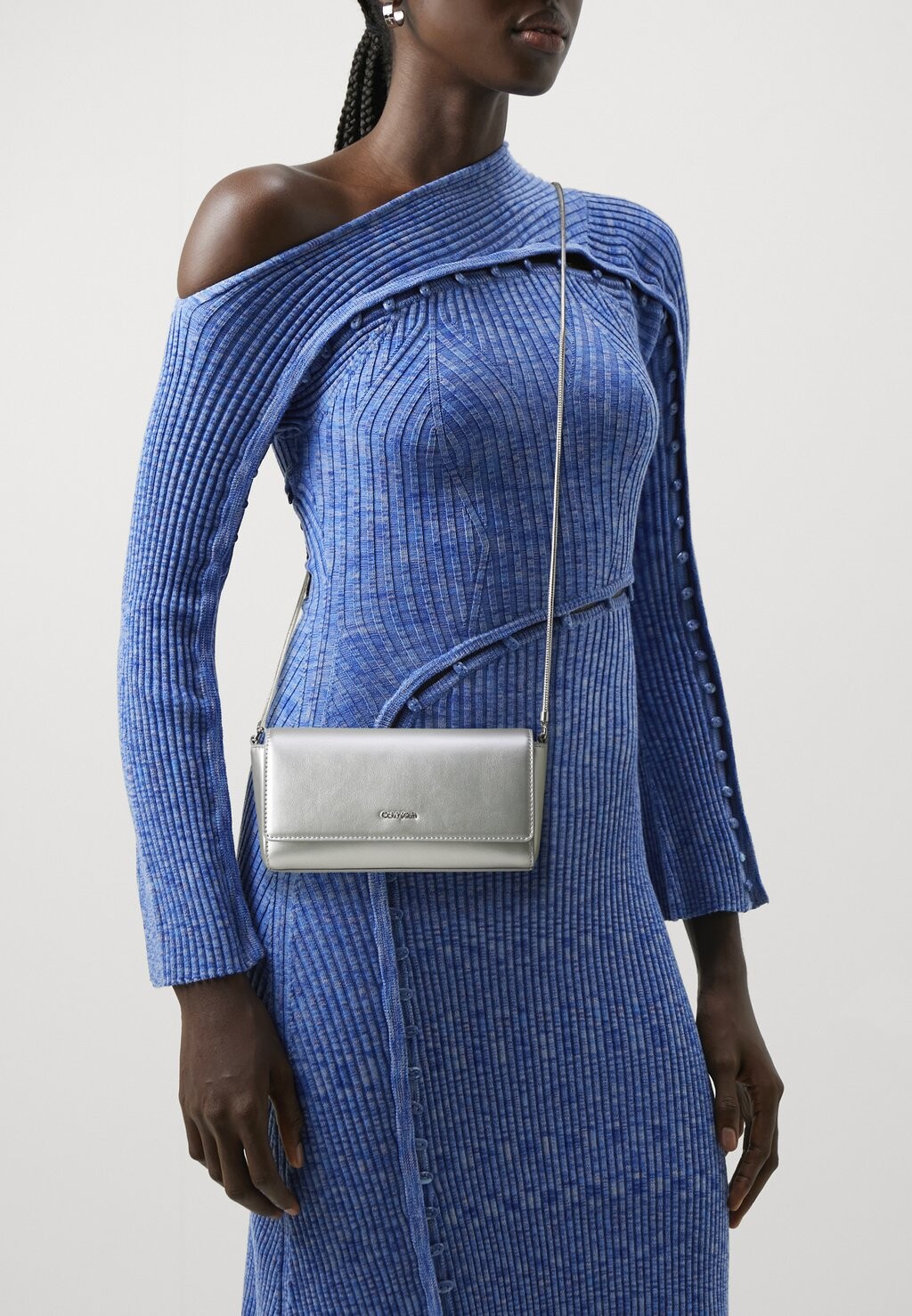 

Сумка через плечо EVENING CROSSBODY MINI BAG Calvin Klein, цвет silver-coloured