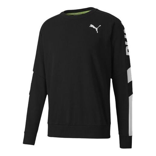 

Толстовка modern sports crew round neck pullover black Puma, черный