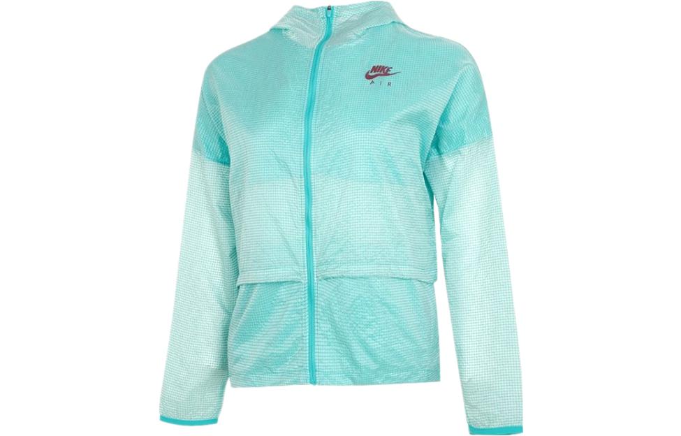 

Nike Куртка женская, промытые, цвет «водяная утка» голубого цвета