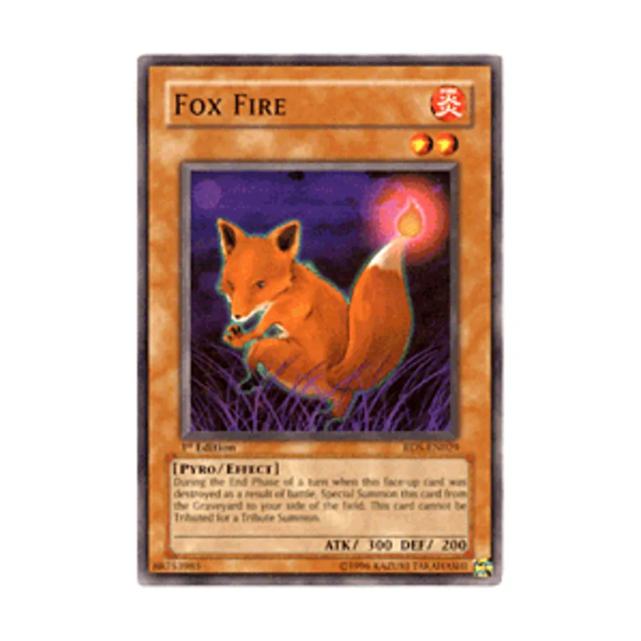 

CCG Лисий огонь (Обычный), Yu-Gi-Oh - Rise of Destiny - Singles