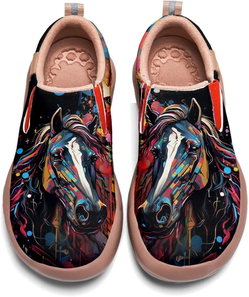 

Мужские повседневные лоферы для ходьбы, слипоны, легкие спортивные туфли, механический стиль, кроссовки с рисунком животных Onehorse, Mechanical Organisms - N11