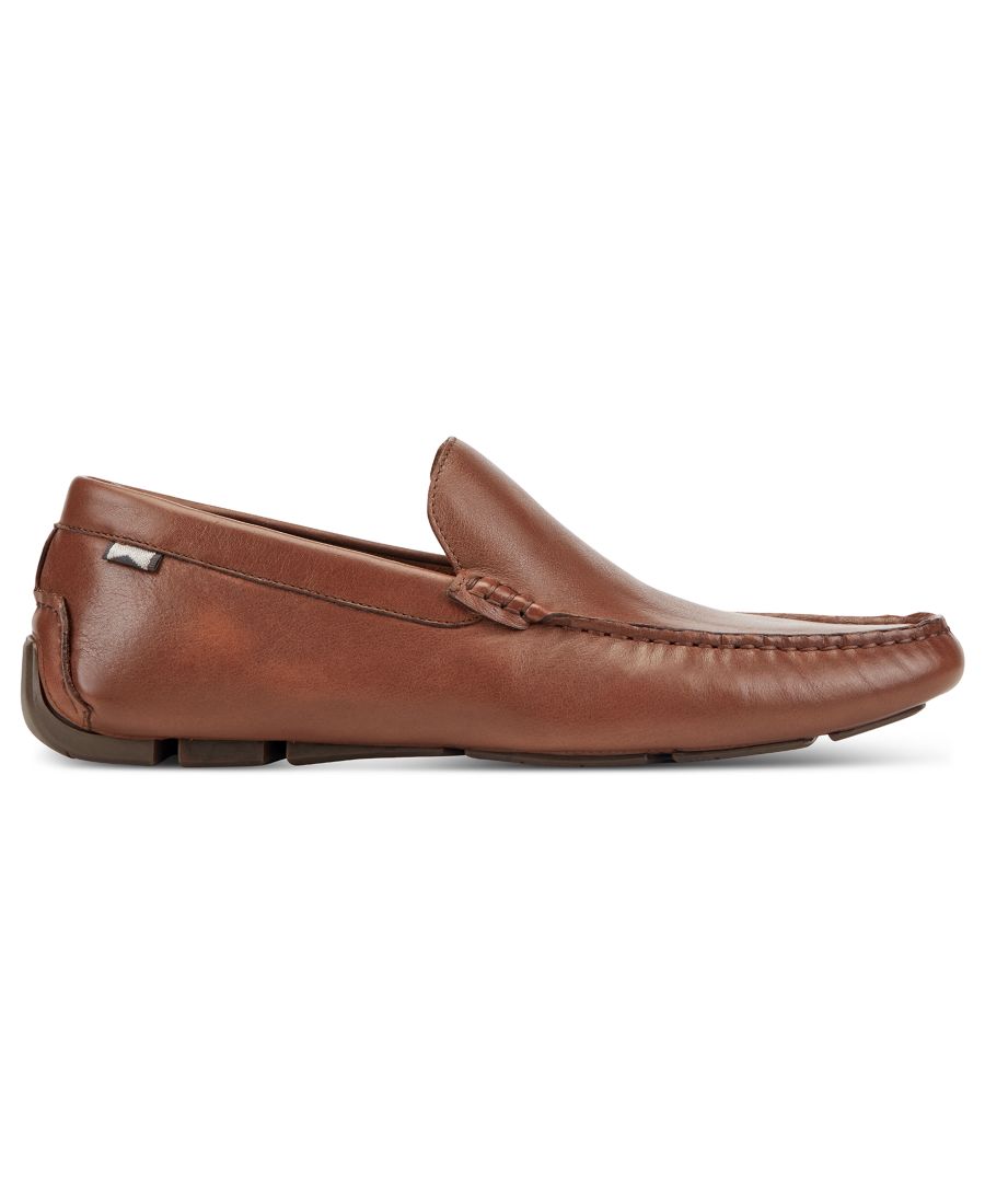 Мужские повседневные лоферы Theo без шнурков Kenneth Cole New York, Medium Brown Leather — фото 2