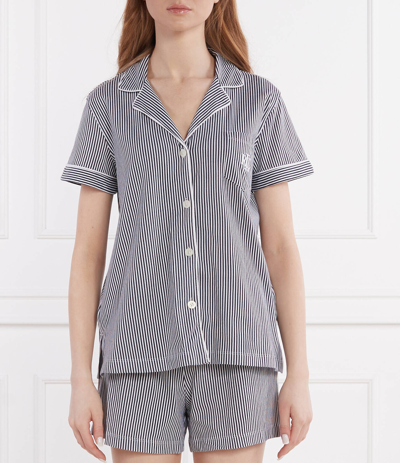 

Пижама LAUREN RALPH LAUREN Regular Fit, темно-синий