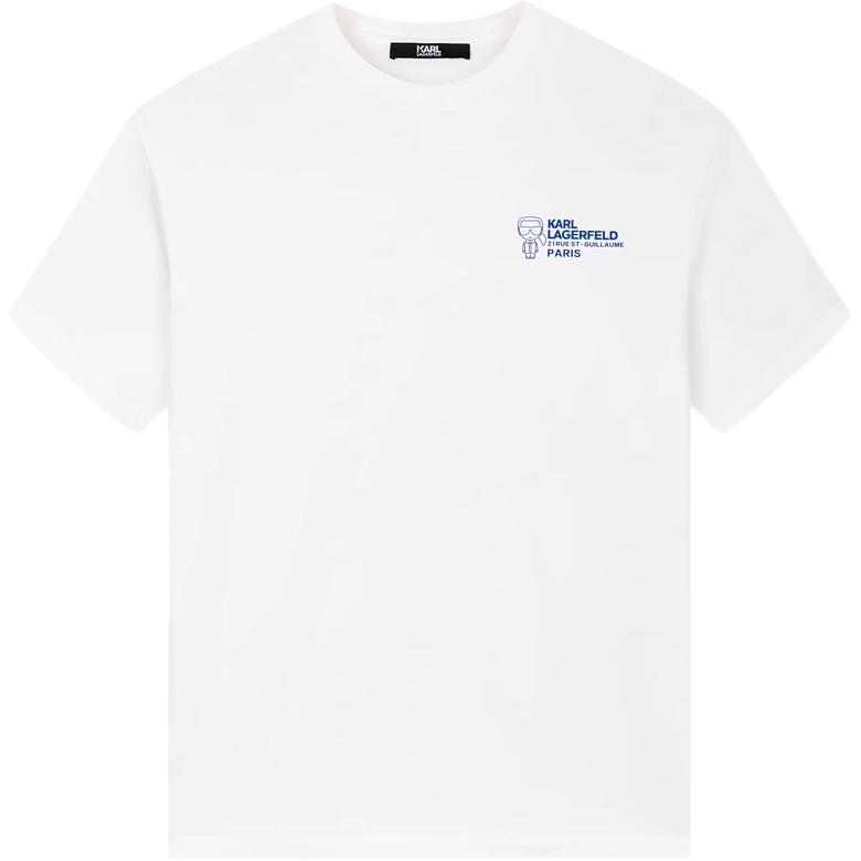 

KARL LAGERFELD / Karl Lagerfeld Jeans Футболка мужская белая, Белый, KARL LAGERFELD / Karl Lagerfeld Jeans Футболка мужская белая