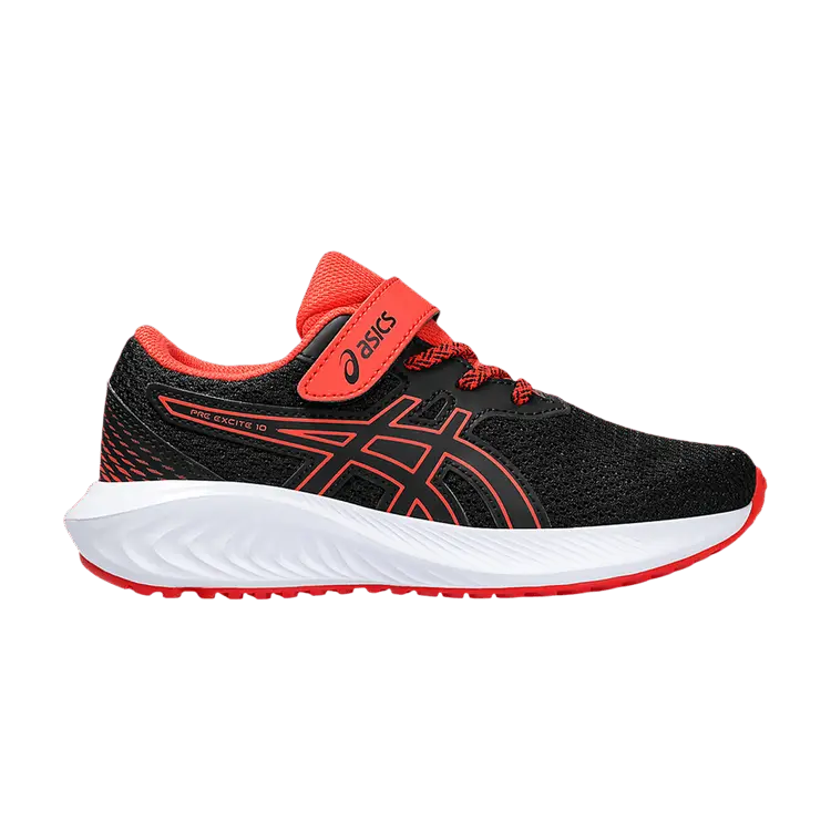 

Кроссовки ASICS Pre Excite 10 PS Black True Red, черный