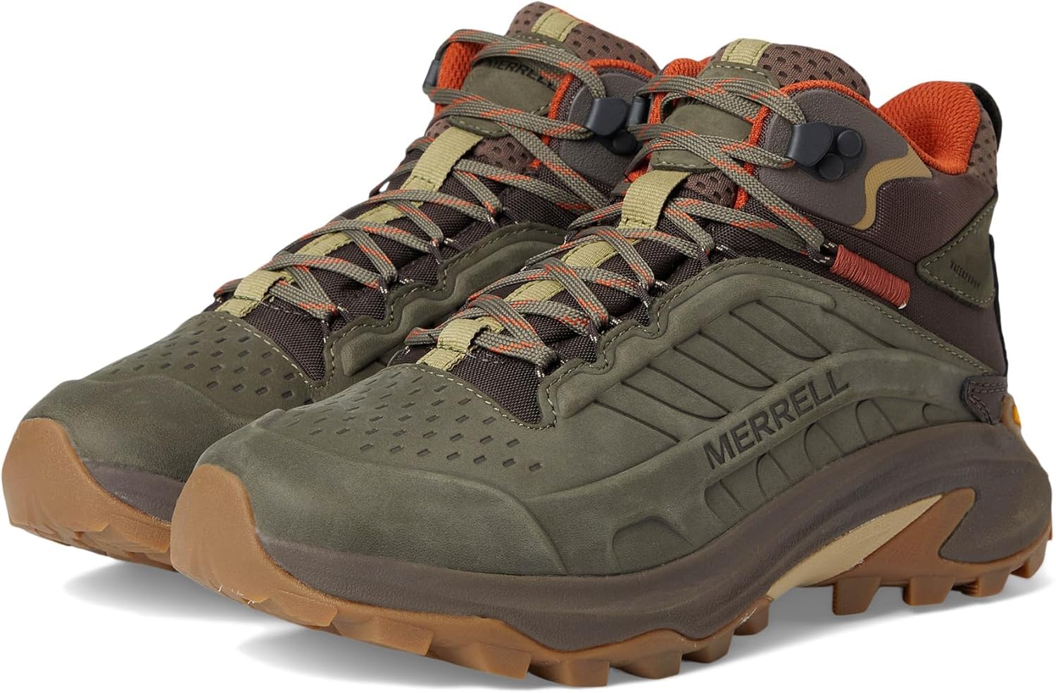 

Мужские ботинки Merrell Moab Speed 2 Leather Mid водонепроницаемые, Olive