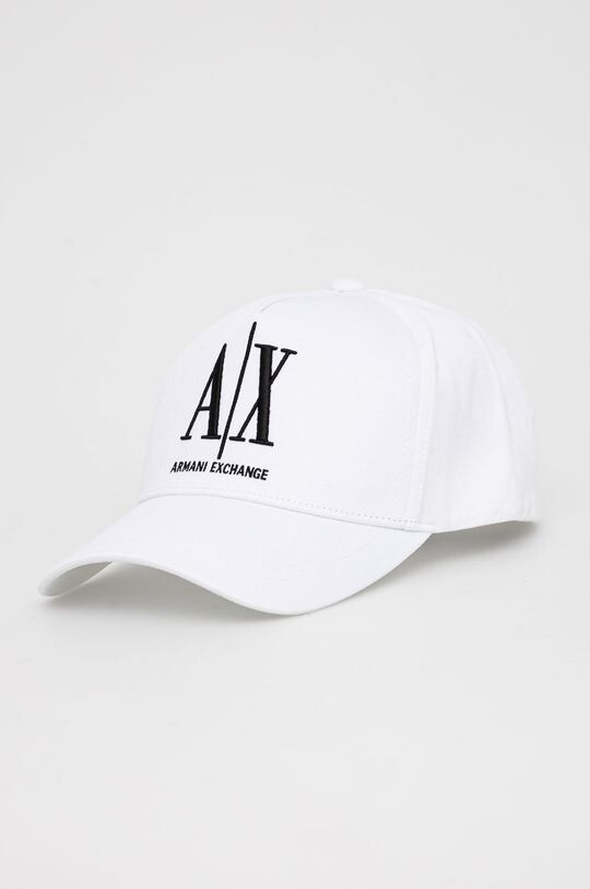 

Хлопчатобумажная шапка Armani Exchange, белый