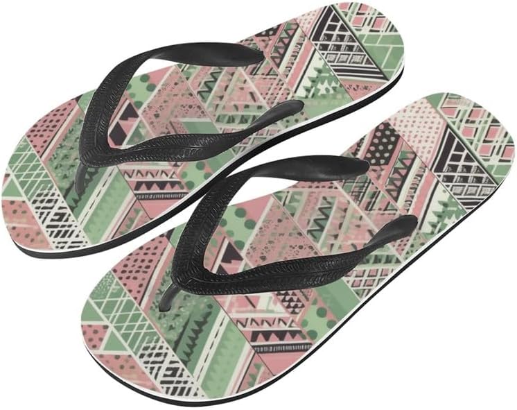 

Женские пляжные шлепанцы Semiouray с камуфляжным принтом, подсолнечник, тюльпан, легкие летние тапочки, сандалии-вьетнамки для отпуска на Гавайях, Multi-colour Zigzag Stripe
