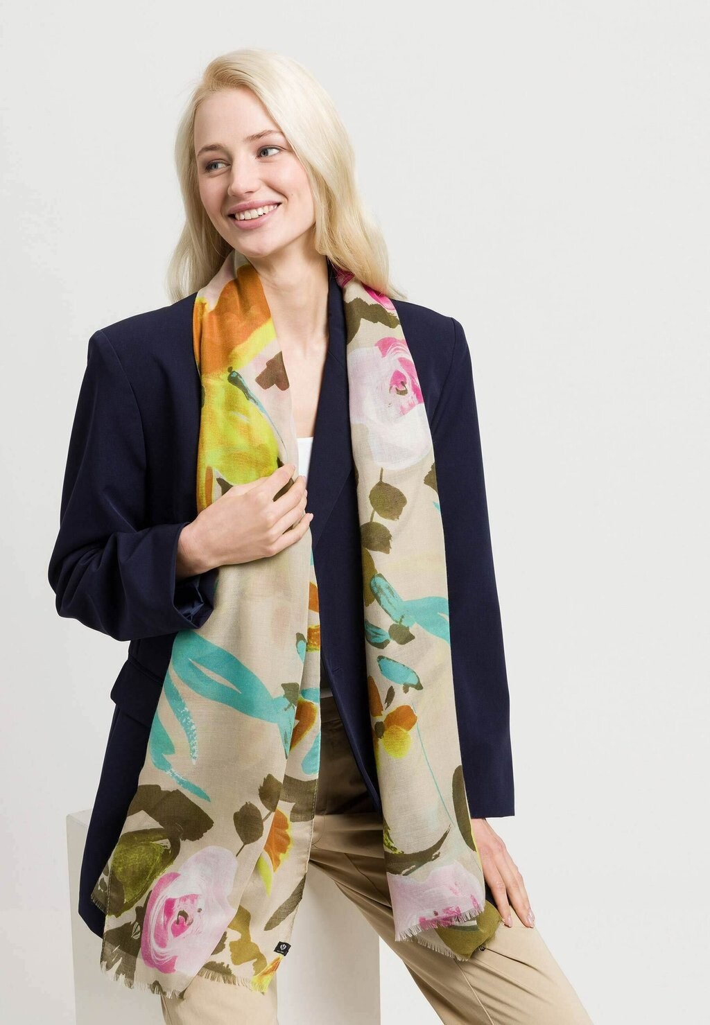 

Шарф FLORAL DESIGN FRAAS, зеленый