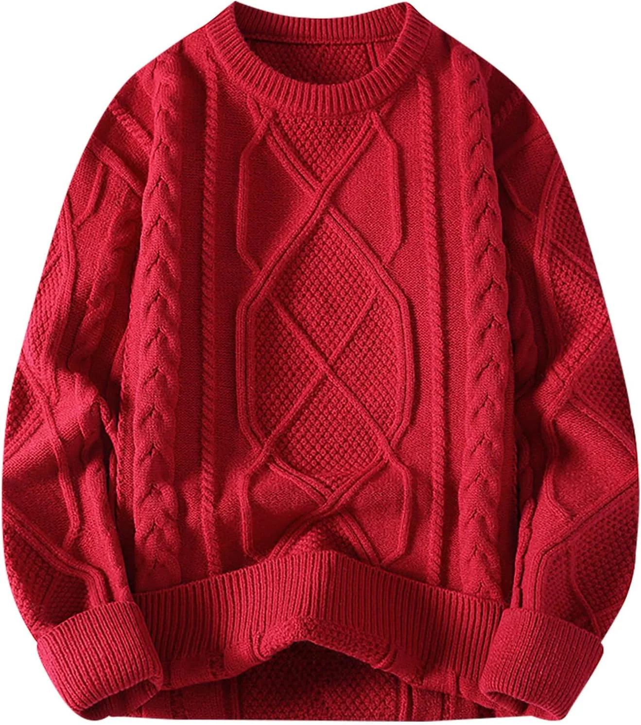 

Мужской свитер с воротником-гольф и длинными рукавами AQAYL