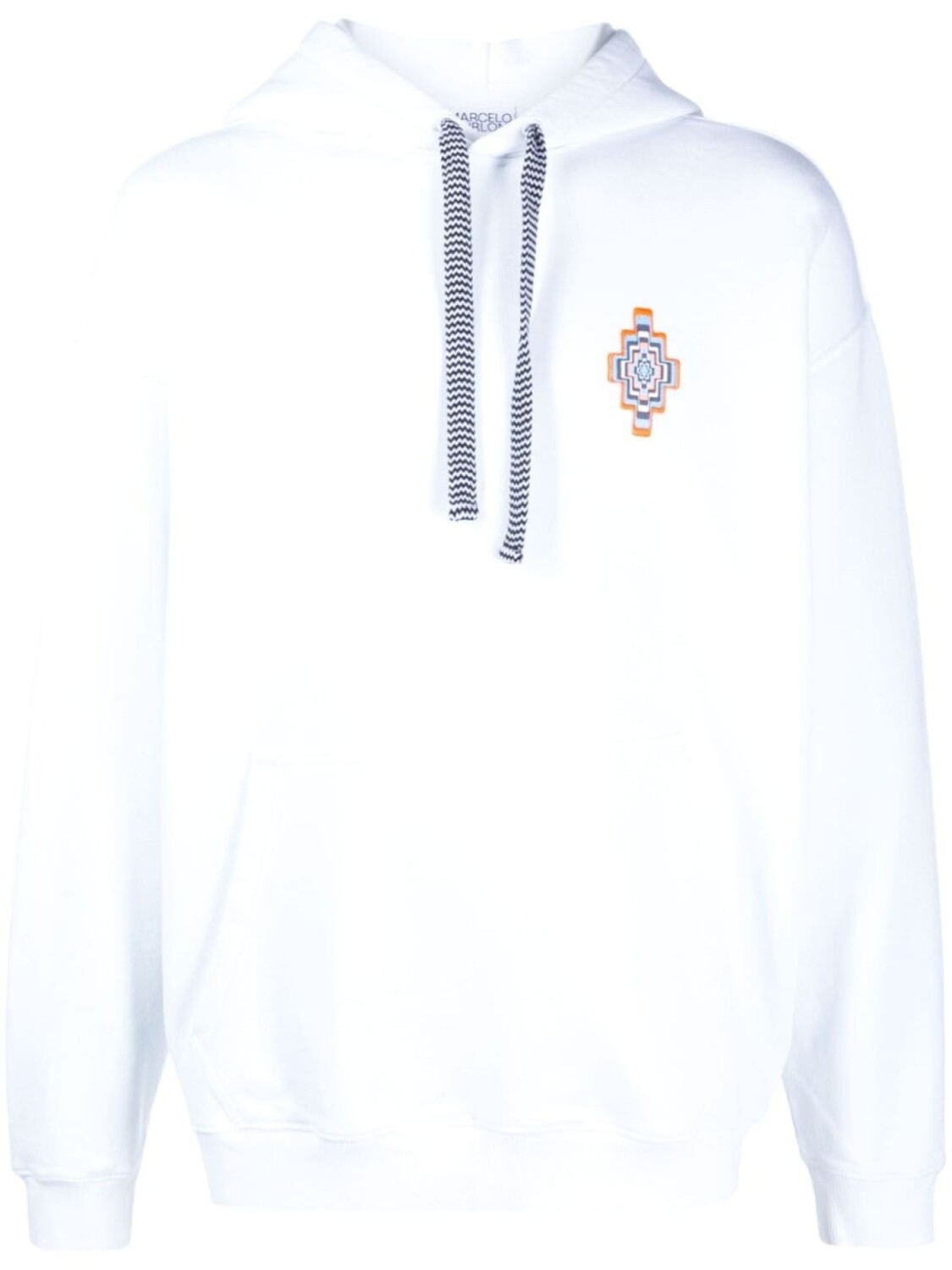 

Marcelo Burlon County of Milan худи с вышитым логотипом, белый