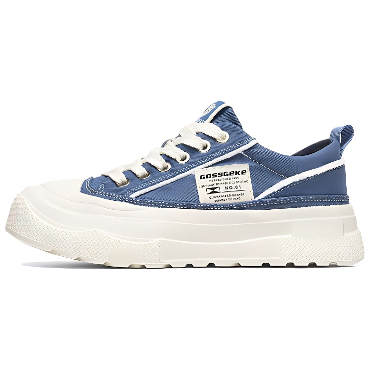 

Kuding Скользоустойчивые, износостойкие, легкие, дышащие мужские скейтерские кроссовки лоу-топ светло-голубого цвета, цвет Light Blue