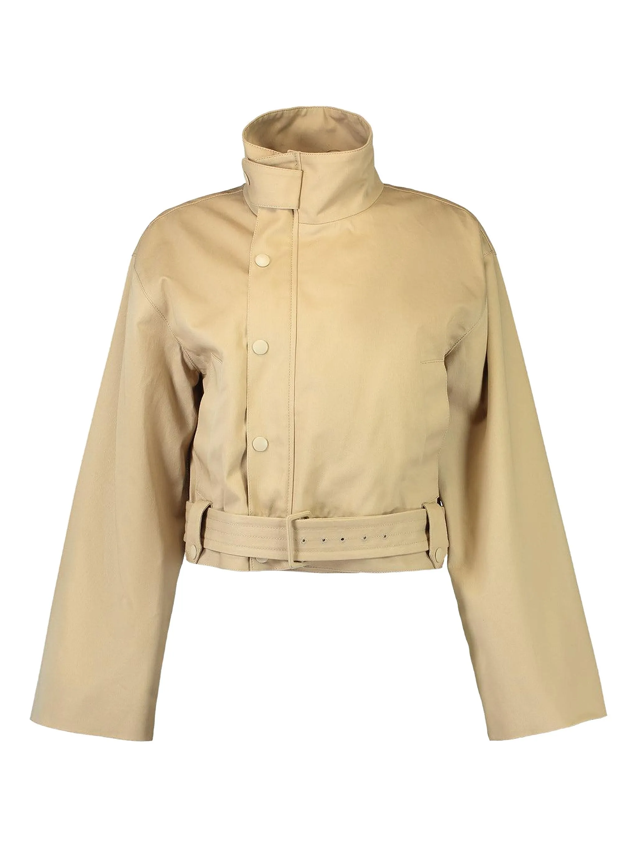 

Жакет с Лилией Brandon Maxwell, бежевый