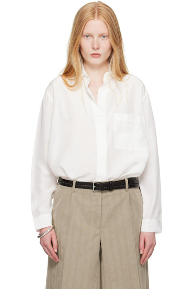 

WORK SHOP Emporio Armani Белая рубашка Grazia OUR LEGACY