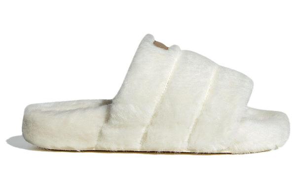 Тапочки оригиналы adilette Adidas, белый — фото 2