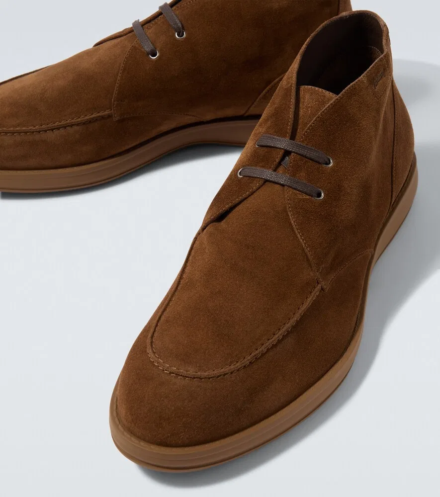 Замшевые ботинки Journey Desert Boots Brioni, коричневый — фото 3
