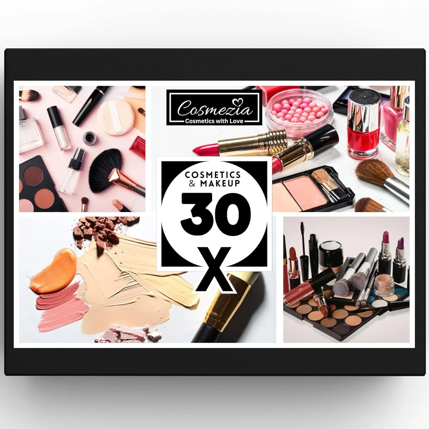 Бьюти-бокс COSMEZIA с 30 косметическими продуктами Cosmezia