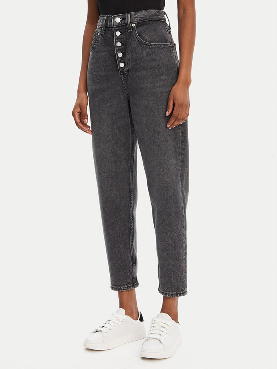 

Джинсы mom fit DW0DW21373 Tommy Jeans, серый