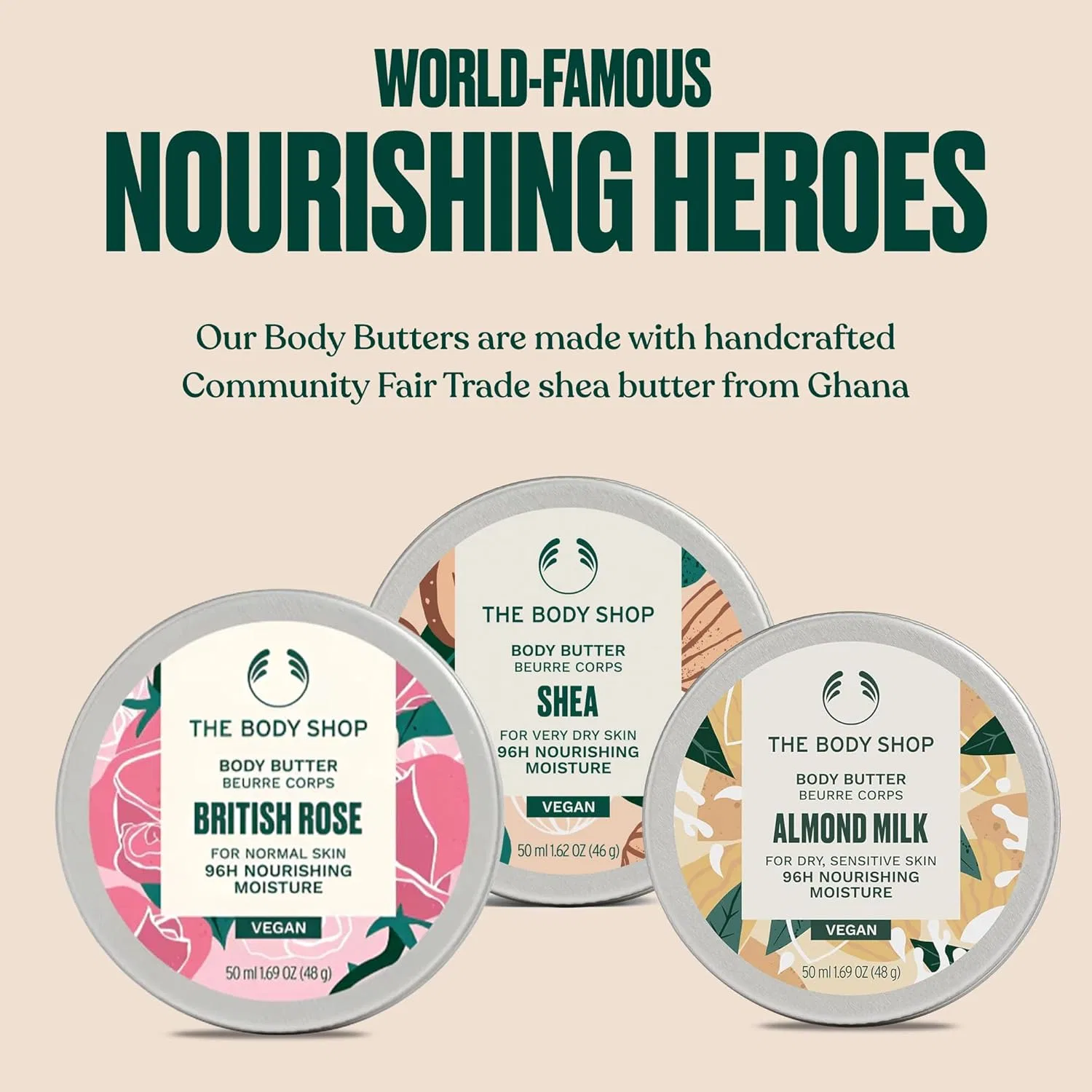 Набор подарочный The Body Shop Body Butter Trio (3 х 50 мл) The Body Shop — фото 3