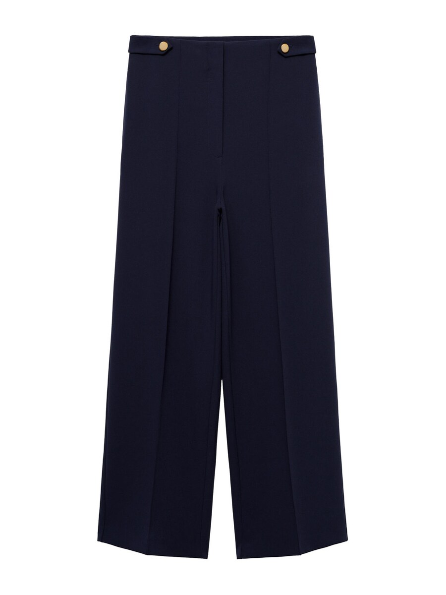 

Брюки MANGO Regular Pleated Pants GIOIA, темно-синий