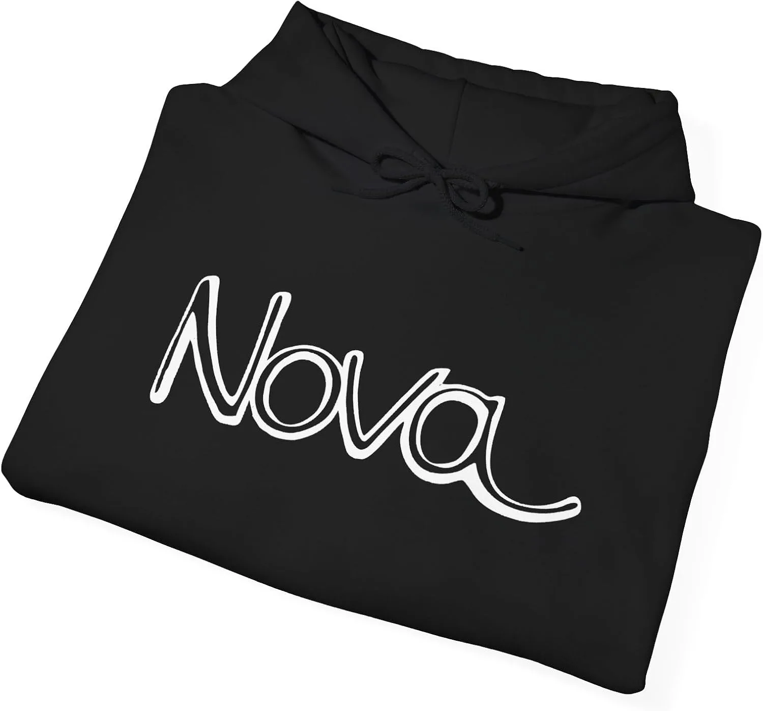 Футболка Garage Shirt Nova SS V8 350 396 с логотипом, худи унисекс, толстовка с капюшоном из плотной смесовой ткани GENERIC, черный — фото 4