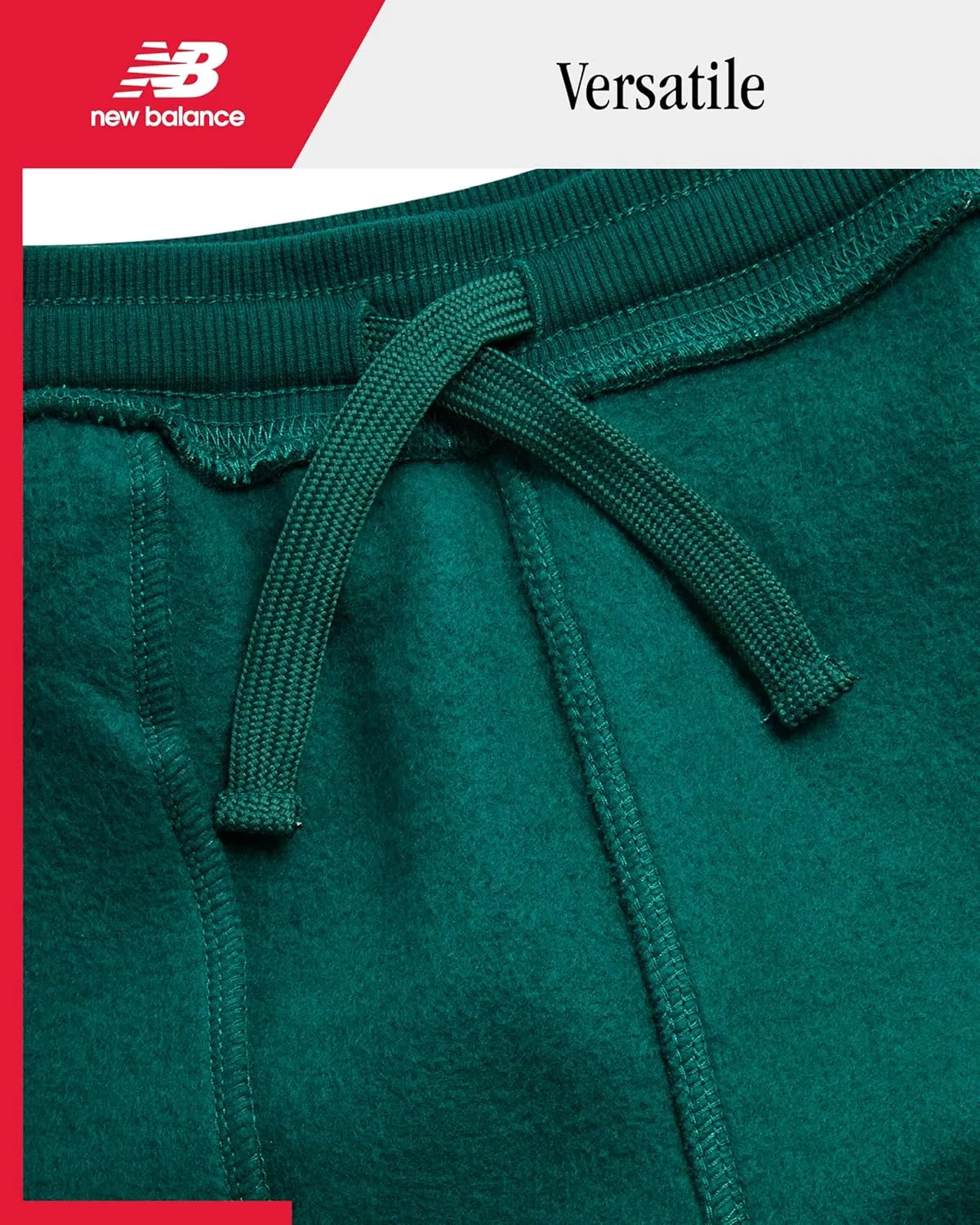 Спортивный костюм из флиса New Balance, 2 предмета, цвет Marsh Green — фото 3