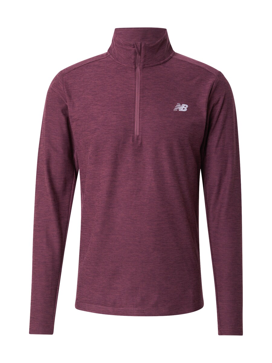 

Лонгслив new balance Performance Shirt Space Dye, цвет berry