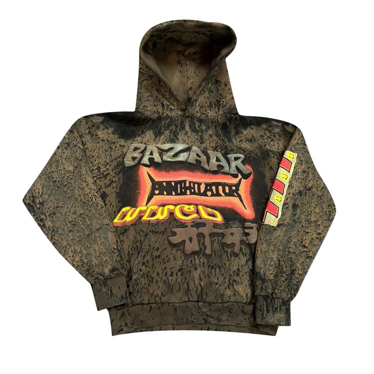 

Худи Cactus Jack by Travis Scott x CPFM Vegas Hoodie 'Camo', коричневый
