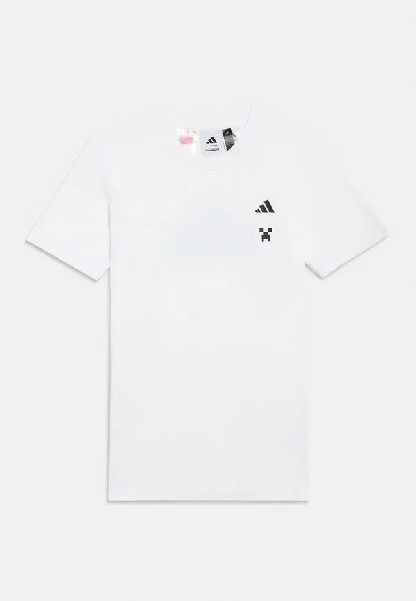 Тренировочная спортивная футболка minecraft унисекс Adidas Performance, White