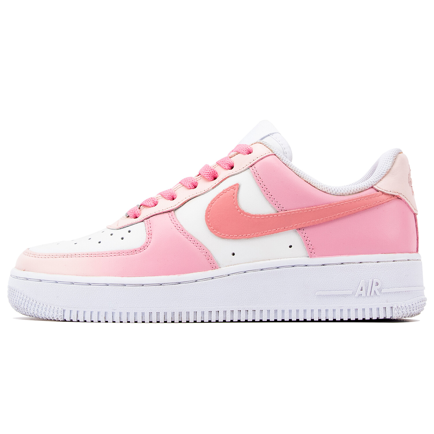 

Кроссовки Nike Air Force 1 Skateboard Shoes Women's Low-Top Pink/White, Белый, Кроссовки Nike Air Force 1 Skateboard Shoes Women's Low-Top Pink/White