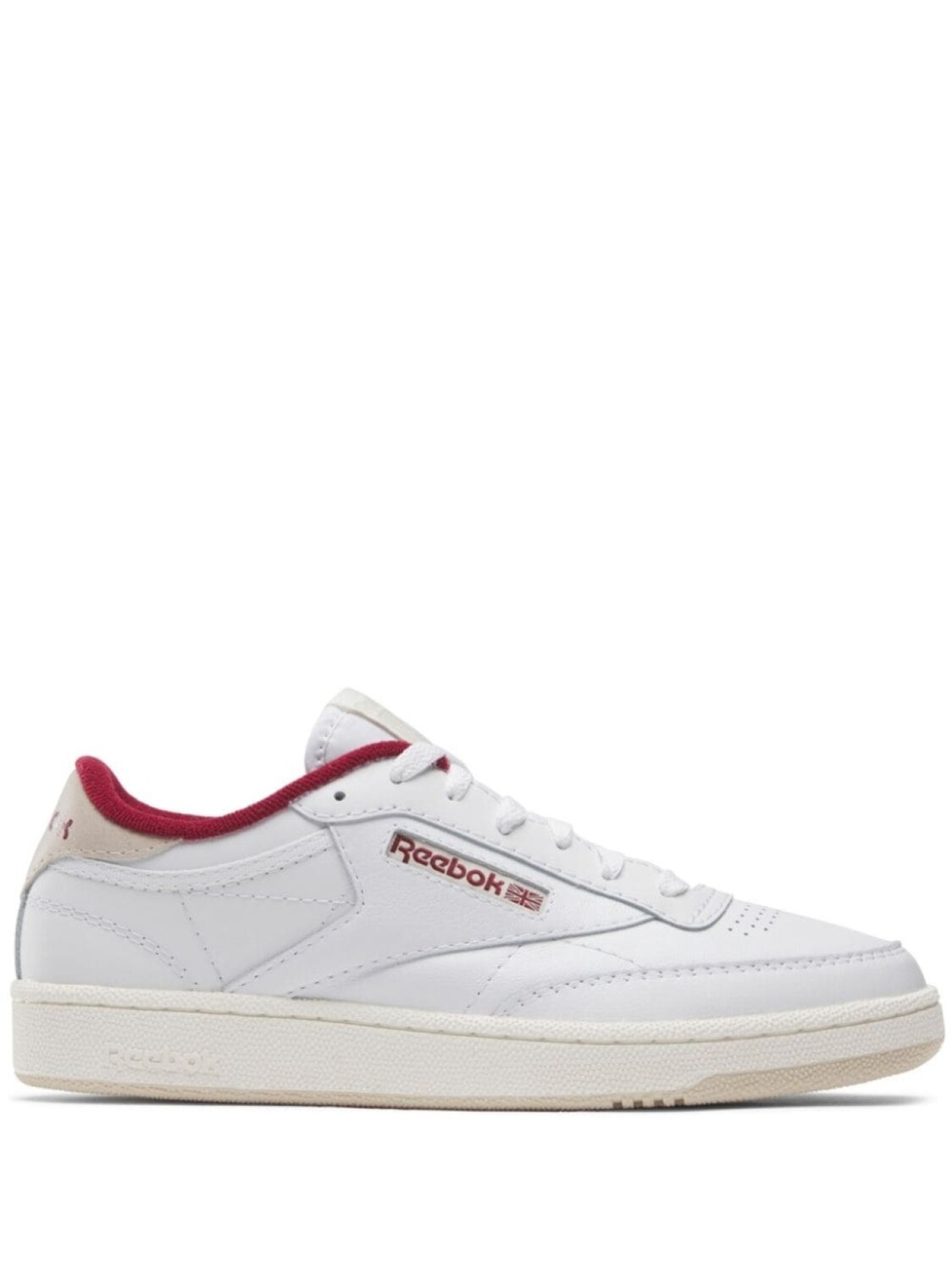 

Кроссовки Reebok Club C 85, белый/бежевый/темно-красный