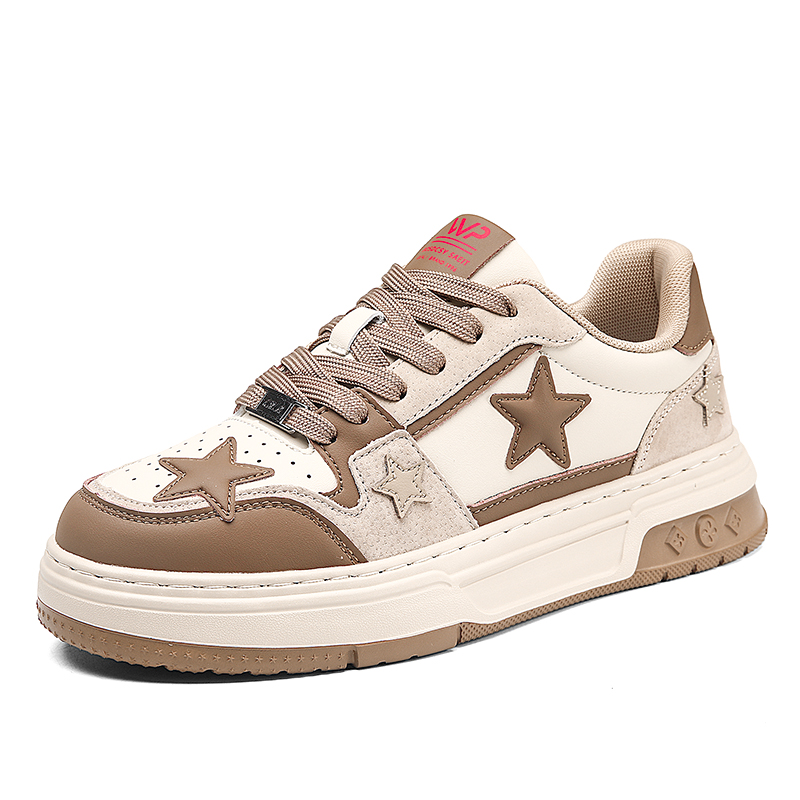 

Низкие скейтерские кроссовки мужские VAEL, Light Coffee