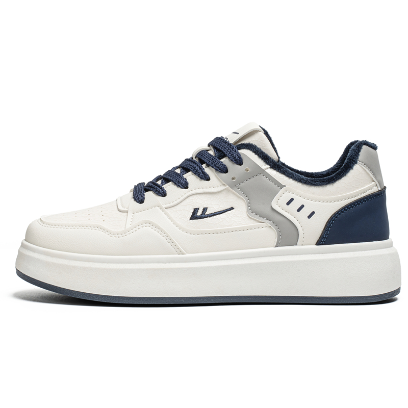 

Термостойкие нескользящие низкие скейтерские кроссовки Men's WARRIOR, бежевый темно-синий