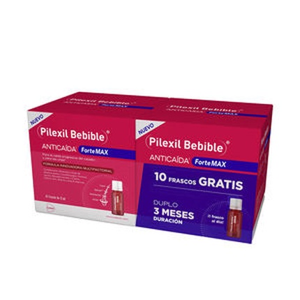 

Forte Max Drinkable Anti-Hair Loss Pack - 2 X 45 единиц Pilexil