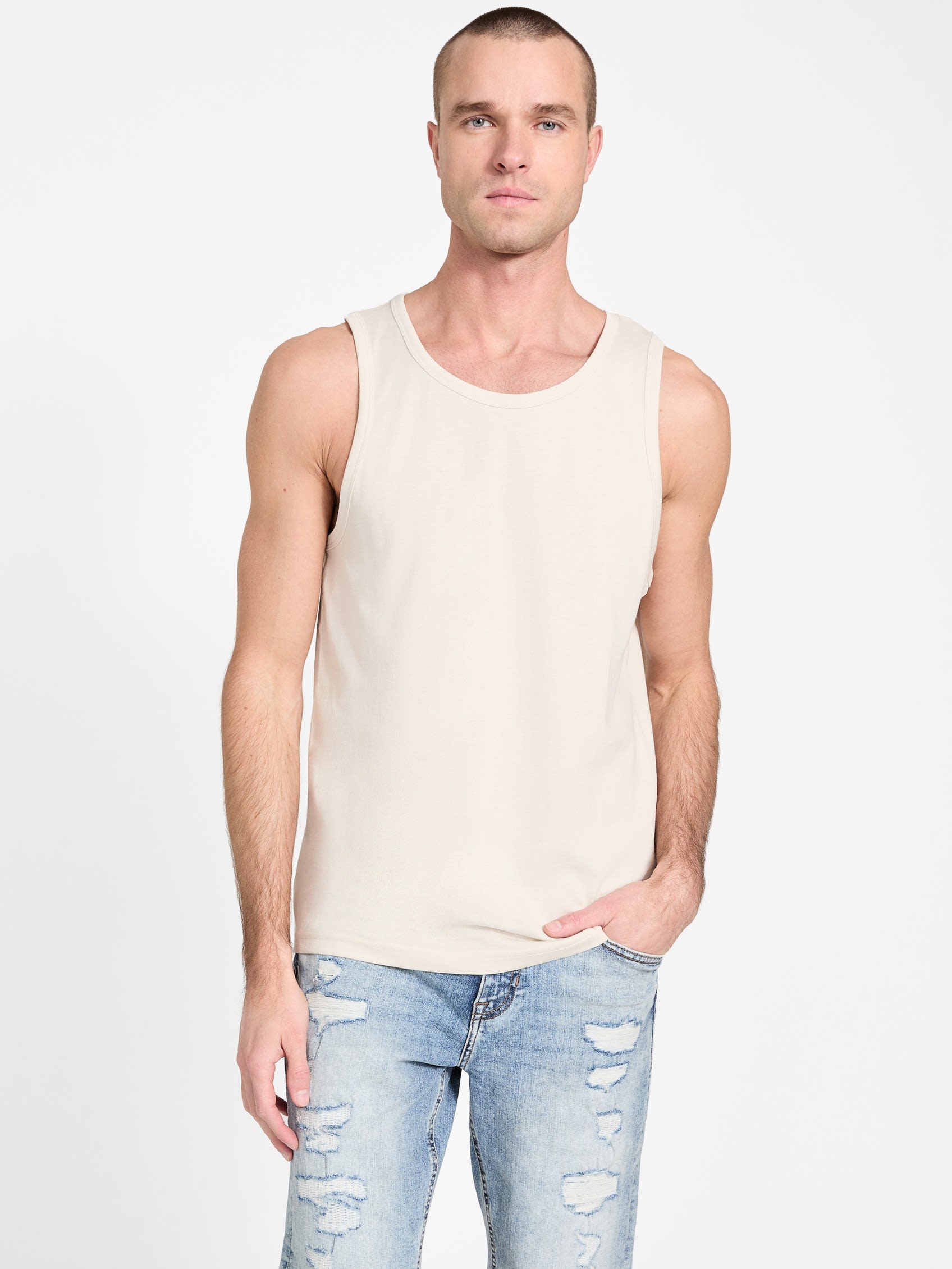 

Эко Брент майка Guess Factory, цвет over night oats