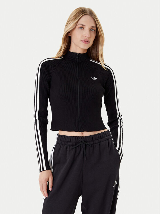 

Свитшот slim fit adicolor 3-Stripes JY2597 Adidas, чёрный