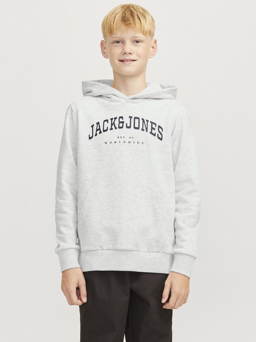 Толстовка Jack & Jones Junior JJECaleb, светло-серый — фото 2