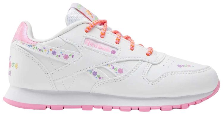 Детские кроссовки Dora x Reebok Classic Leather Little Kid, белый